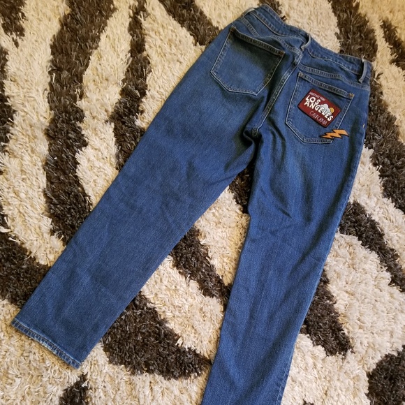 Adorable Pacsun retro patch jeans - Picture 3 of 5